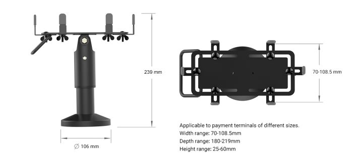 Тримач банківського терміналу Maken PS-1010 (окремостоячий)