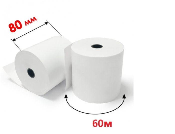 Касова стрічка 80 мм*60 м