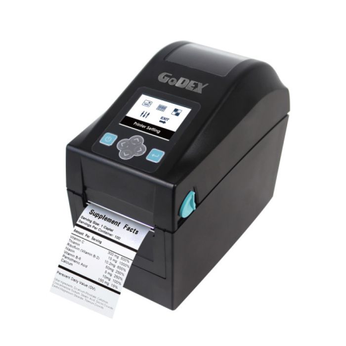 Принтер етикеток GoDEX DT200i (203 dpi; USB+Ethernet+RS-232)