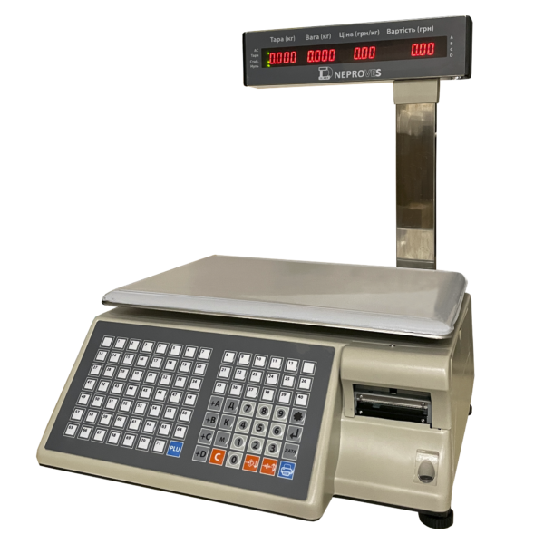 Ваги з друком етикетки Dneproves ВТД-ВСК (RS-232 + Ethernet)