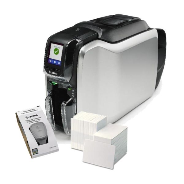 Принтер пластикових карт Zebra ZC300 (300dpi) Ethernet+USB (ZC31-000CQ00EM00)